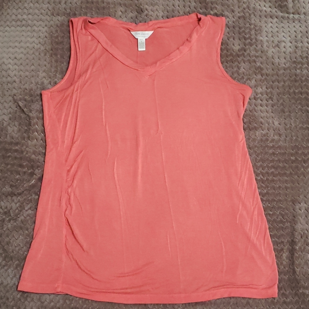 Coral Maternity Tank Top
